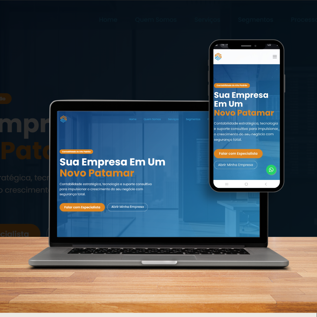 Website da empresa SM Contabilidade